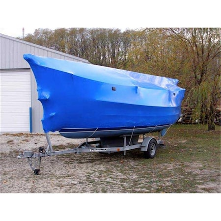 Dr Shrink 14 ft. X 213 ft. Shrink Film 6 Mil- Blue DS-147213B