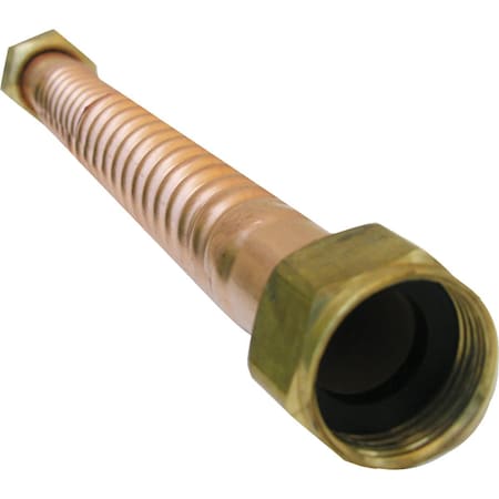 Westlake Pipe & Fittings 3/4 FIPx3/4 FIPx18'' L Corrugated Copper Water Heater Connector 10-1355