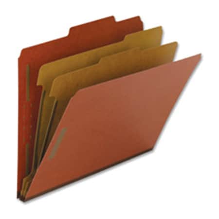Davenport Classification Folders- Letter- 3 Partitions- Red DA517085