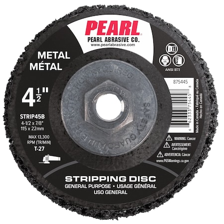 Pearl Non-Woven Stripping Disc 4-1/2" x 1/2" x 7/8" STRIP45B