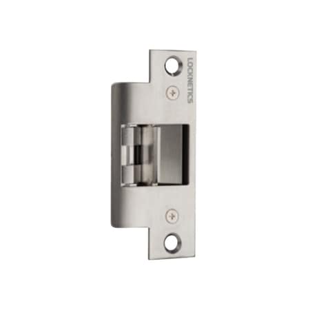 Locknetics E-Strike No Cut 9/16in Deep Satin Stainless Steel Finish NC45032D