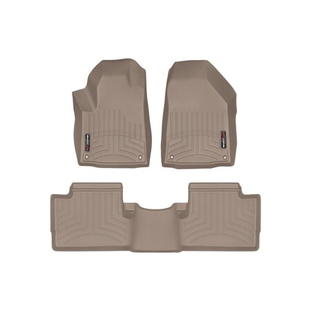 Weathertech Tan, Front and Rear Floorliners 458331-4516232