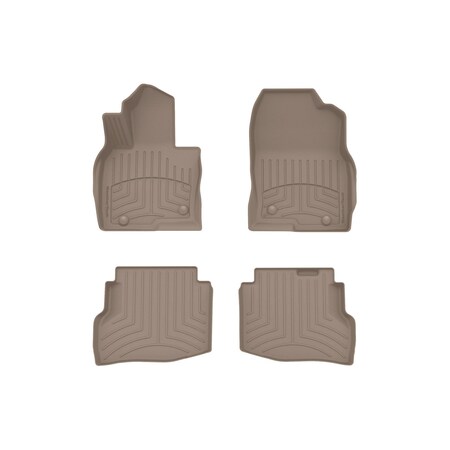 Weathertech Tan, Front and Rear FloorLiner HP 45972-1-4IM
