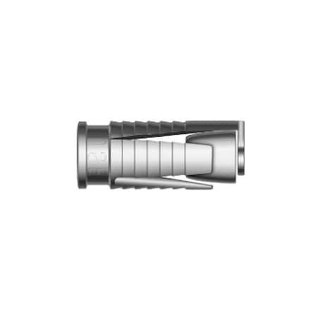 Mkt Fastening Forway Double Lag Shield, 1-1/4" Dia, 3-1/8" L, Alloy Steel Plain, 25 PK 1112000