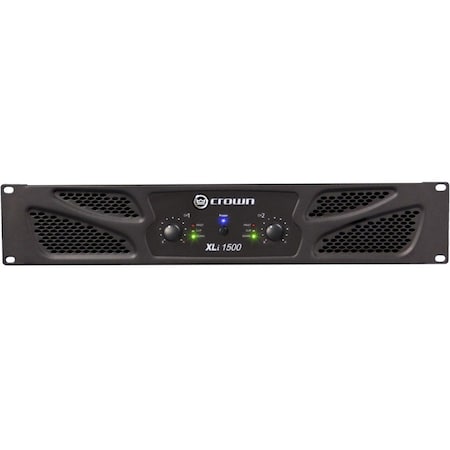 Harman Professional Solutions Crown 1500 Amplifier - 660 W RMS - 2 Channel - Dark Gray - 20 Hz to 20 kHz NXLI15000US