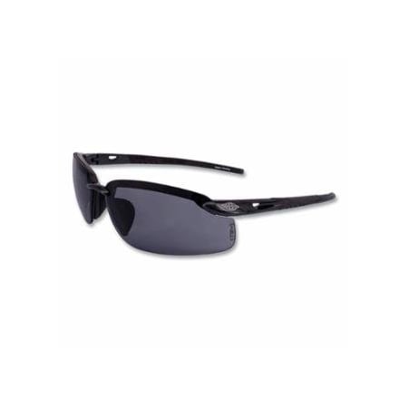 Radians Crossfire ES5 Premium Safety Glasses, Smoke, Polycarbonate, Pearl Black, 12PK 292-2961