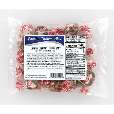 Family Choice Bullseye, Caramel Flavor, 75 oz 1135