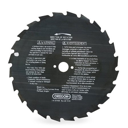 Oregon Clearing Saw Blade Grass & Brush Cutter, MAXI, 24-Tooth 41-936