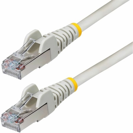 Startech.Com 10FT GRAY CAT6A ETHERNET CABLE, SNAGLESS RJ45, 10G, 100W POE, S/FTP, LSZH, 27AWG NLGR-10F-CAT6A-PATCH