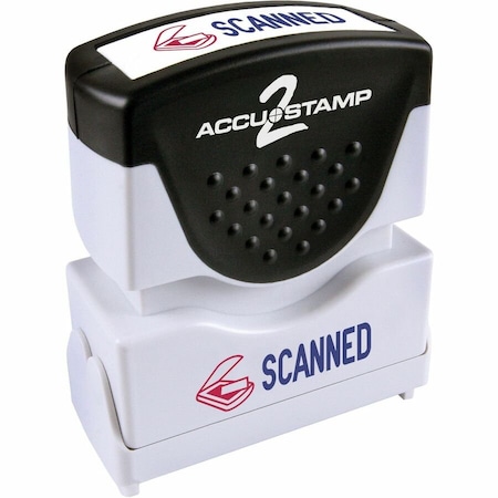 Accu-Stamp Accustamp2, 2-Color Scanned, Red/Blue 035606