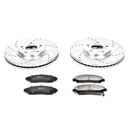 Powerstop FRONT 1 CLICK BRAKE KIT W/ HARDWARE K5370