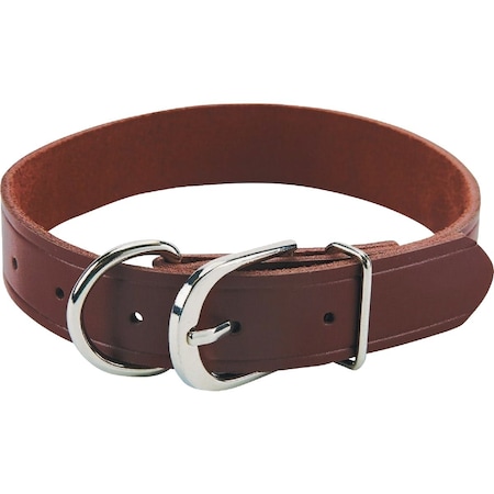 Boss Pet Guardian Gear 1'' x 13 to 17'' Leather Hunting Dog Collar 30021