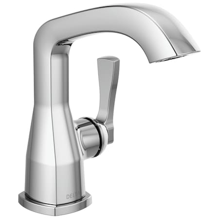 Delta Stryke Single Handle Bathroom Faucet, 6.56 in, Lumicoat Chrome 576-PR-MPU-DST