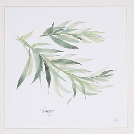 Homeroots Set Of Four Herbs Gold Framed Print Wall Art, 4PK 416717