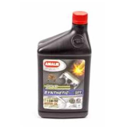Amalie 1 qt. High Performance Synthetic Blend Motor Oil - 15W-50 AMA75636-56