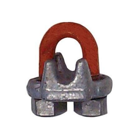 Cm Forged Wire Rope Clips, 1/8 in, Galvanized Zinc, 2PK 490-M244-2