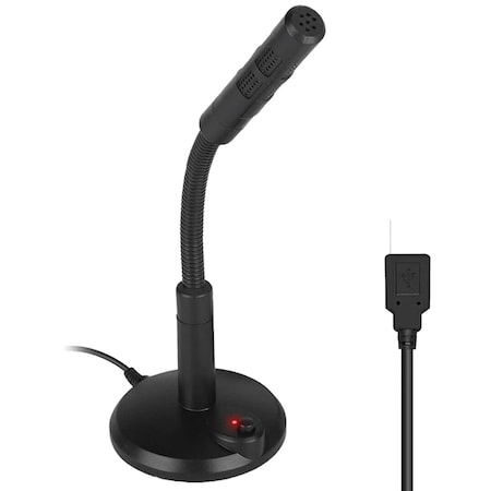 Sanoxy USB Mini Condenser Microphone Flexible Gooseneck with Mute Button EB-371317748680