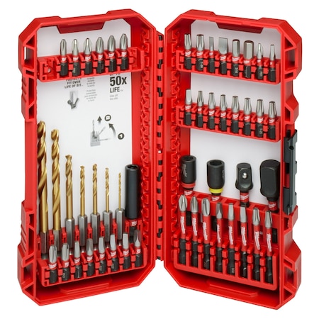 Milwaukee Tool SHOCKWAVE Impact Duty Drill & Drive Set - 50PC 48-32-4013