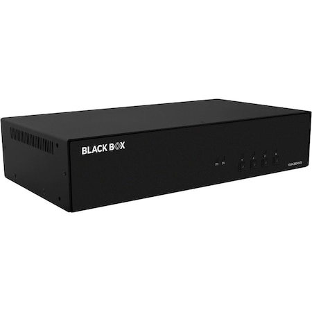 Black Box BLACK BOX SECURE KVM SWITCH - 4-PORT, DUAL-MONITOR, FLEXPORT HDMI/DISPLAYPORT, CAC, TAA KVS4-2004HVX