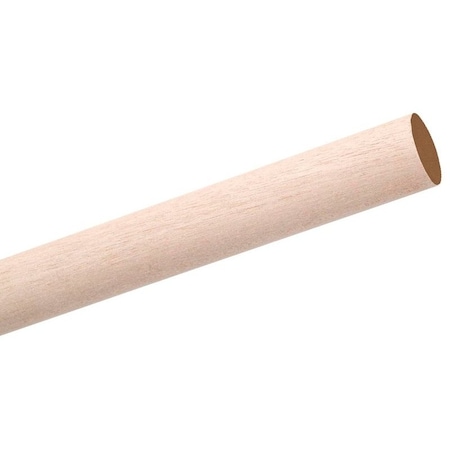 Waddell Dowel Rod, 5/8 in Dia, 36 in L, Hardwood 6310UB