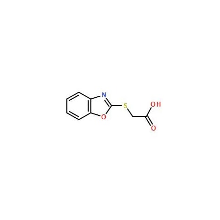 Ak Scientific (1, 3-Benzoxazol-2-ylthio)acetic acid (250mg), CAS 58089-32-0 6002AE-250mg
