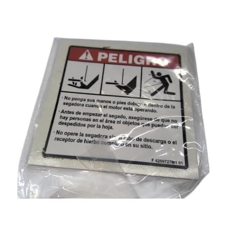Agco DECAL/DANGER THROWN OBJE, AGCO OEM 4269727M1 4269727M1