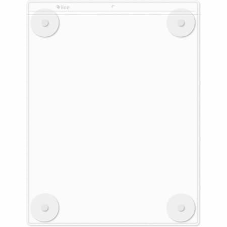 C-Line Products C-Line Display Pocket with Suction Cups, Both Sides Clear, 9in x 12in, 15/Box 71012