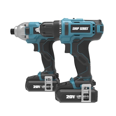Shop Series 20v MAX Combo Kit Drill/Driver + Impact Driver SS1809