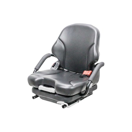 Uni Pro Caterpillar DP-2EPC/Mitsubishi FBC-FGC Forklift Mechanical Suspension Seat Black Vinyl 8647