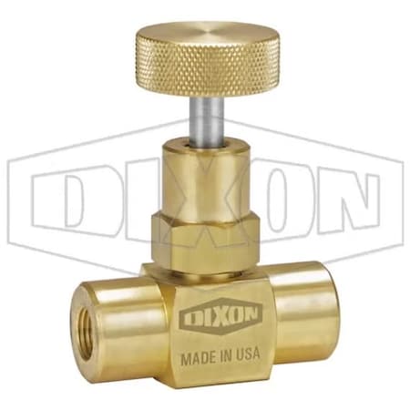 Dixon BRASS FEM-TO-FEM MINI NEEDLE VALVE FFB101