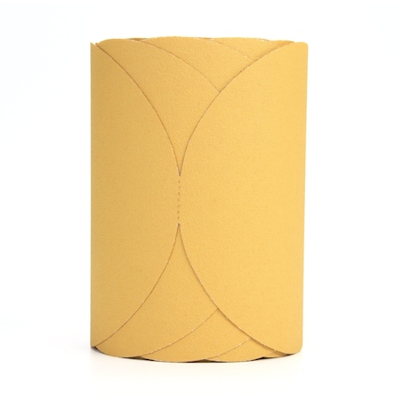 3M Gold Film Disc Roll, 01362, 6 in, P100 grade, 125 discs per roll, 4PK 225L