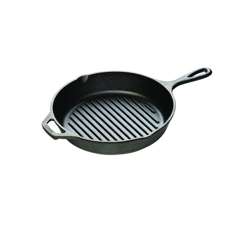 Lodge 10.25 Inch Cast Iron Grill Pan, 3PK L8GP3