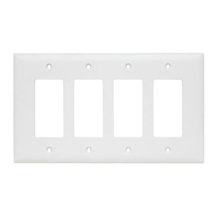 Legrand WallPlate, Decorator-Rocker, Brown, Nylon TPJ264W