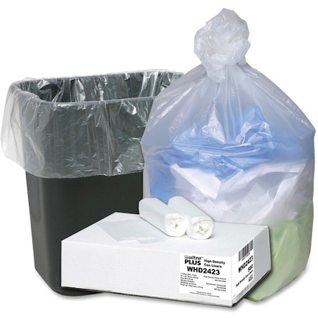 Webster Ultra Plus Trash Can Liners, 10 gal, PK500 WHD2423