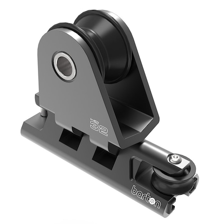 Barton Marine Barton 32mm Towable Genoa Car 2:1 Purchase - Heavy Duty - Black 32211HDB