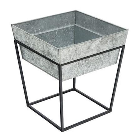 Achla Designs Achla  Arne Stand with Deep Galvanized Tray, Short FB-45G7
