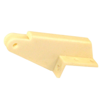 Muebles Para El Hogar 1.62 x 4.25 x 1.15 in. White Plastic Jamb Bracket MU2184767