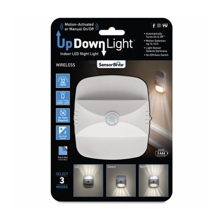 Ontel Products Up/Down LED Light SBUD-CD6