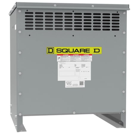 Schneider Electric Dry Type Power Distribution Transformer, 30 kVA, 2, 120V AC, 208V AC Wye, 600V delta EXN30T65H