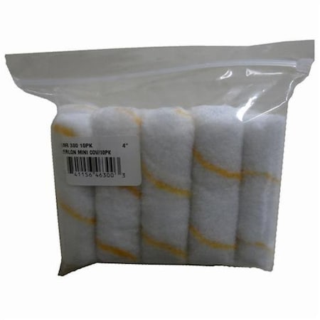 Linzer 4in x 3/8in Nap Linzer Project Select Moisture and Solvent Resistant Roller Cover, 10PK MR300-10