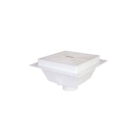 Sioux Chief SquareMax 14-1/8 x 14-1/8 x 8-5/16 inch Floor Mount Plastic Floor Sink 861-3P