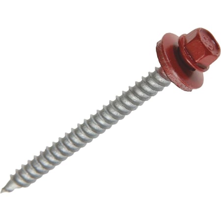All-Source No. 9 x 2 In. Hex Washered Red Framing Screw, 250PK 731838
