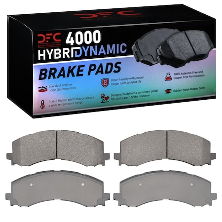 Dynamic Friction Co DFC 4000 HybriDynamic Brake Pads 4000-2428-00
