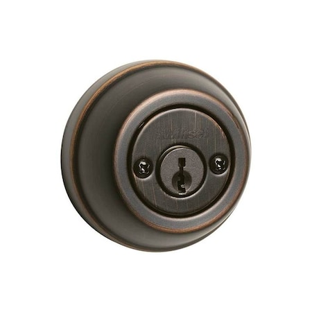 Kwikset Double Cylinder Deadbolt with 6AL Latch and STRKP Strike Pack which includes Square Corner, 785-11P.STRKP