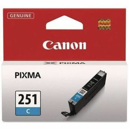 Canon CLI251 Cyan Ink Tank 6514B001