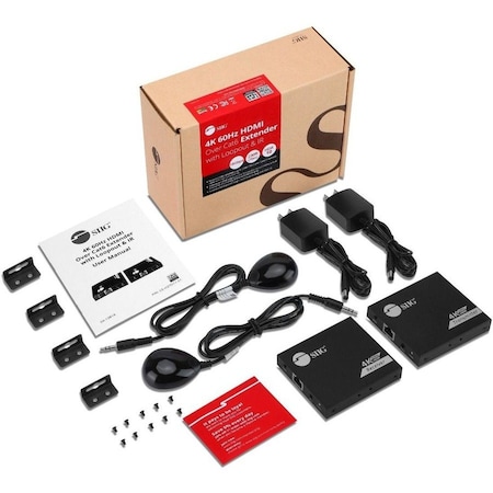 Siig 4K60HZ HDMI EXTENDER WITH LOOP & IR CE-H27D11-S1