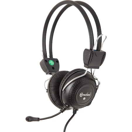 Syba Connectland Stereo PC Headset With Flexible Boom Microphone CL-CM-5023