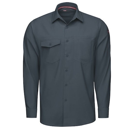 Red Kap Men's Work Shirt, Blue, M TSM4AC