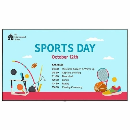 Lg 55IN UHD, TV TUNER ATSC, HDMI3, USB1, RJ45 IN, WIFI, ANDROID 11.0AOSP, BUIL 55UM340E0UZ