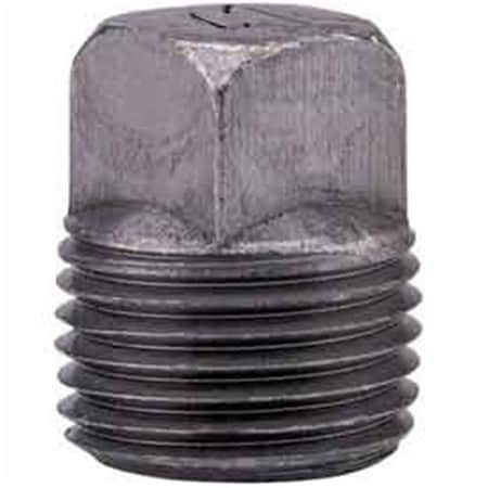 Anvil 1.5 in. Black Malleable Square Head Plug - 150 PSI 818902538